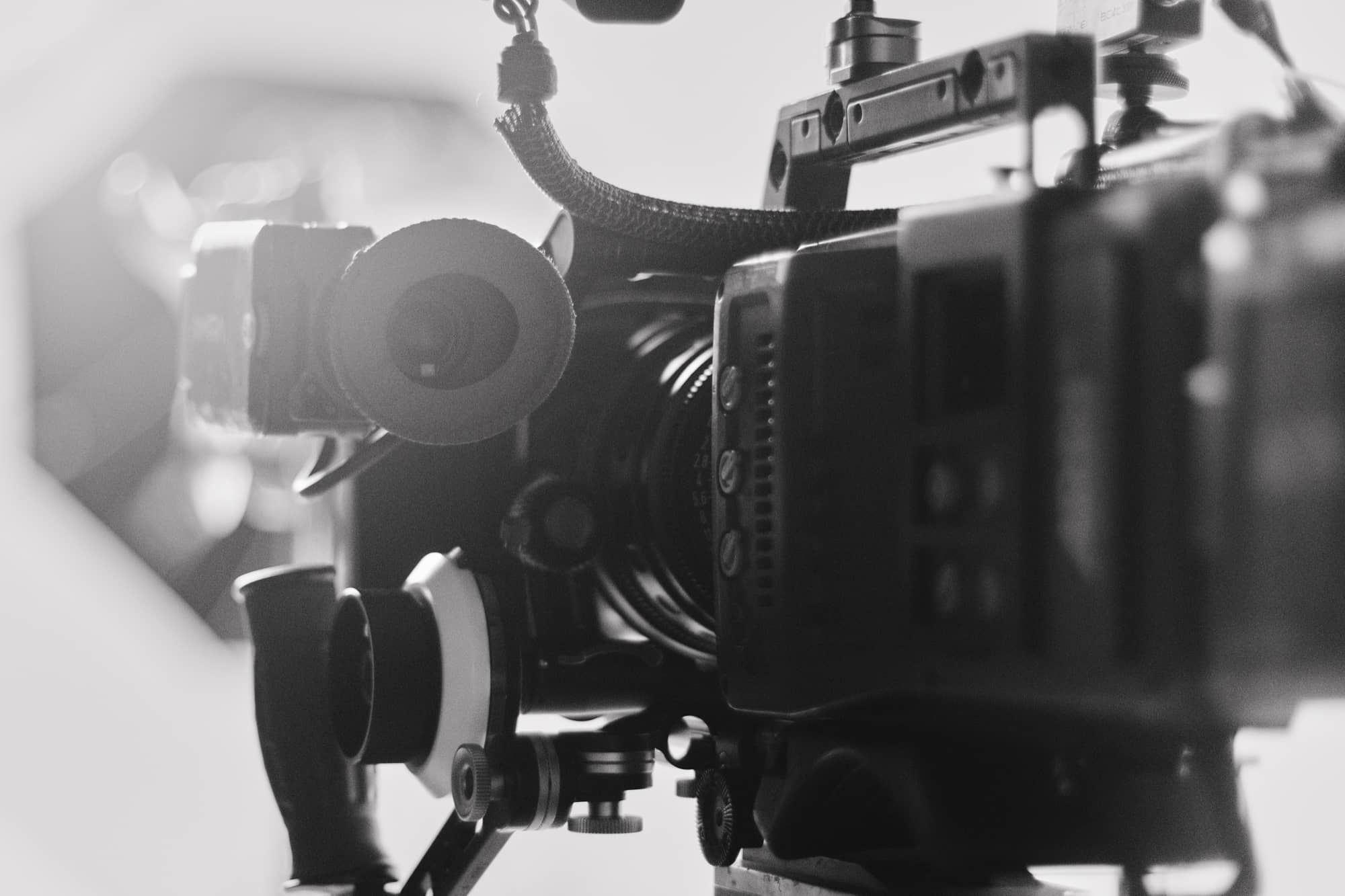 ARRI cinema camera body on a Blue Barn commercial set