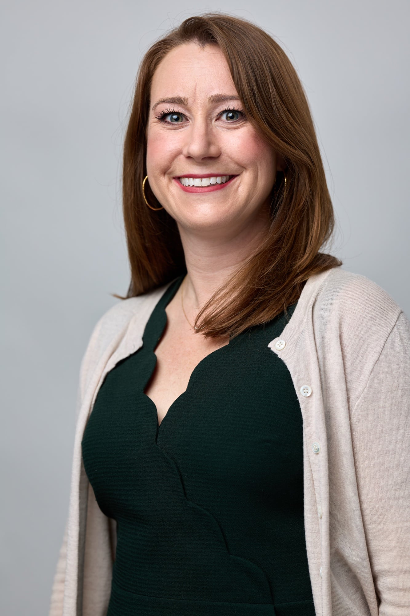 Corporate headshot — Christy Woods